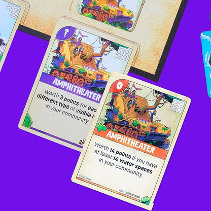 Life in Reterra Strategy Board Game | A Community (Re) Building Game | Ages 10+ | 2 to 4 Players | 35 Mins. Avg. | Games for Adults &amp Families