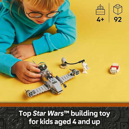 LEGO Star Wars: The Mandalorian Mando and Grogu's N-1 Starfighter Toddler Building Set - Star Wars Baby Yoda Toy for Kids Boys &amp Girls Ages 4+ - Educational Preschool Toy Gift for Birthdays - 75