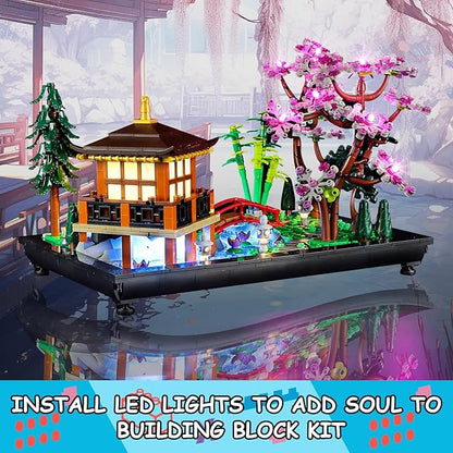 LED Light Kit for Lego 10315 Icons Tranquil Garden Set Compatible with Lego 10315 Building Blocks Model(Not Include Blocks Set)