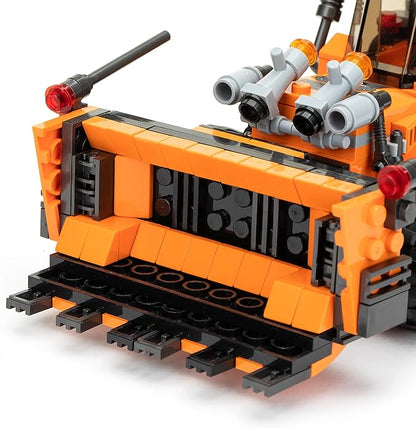 Block Builder Bulldozer Block Set (521pcs) and Construction Forklift. Two Building Kits in one Set! Toy Blocks Suitable for Boys and Girls.