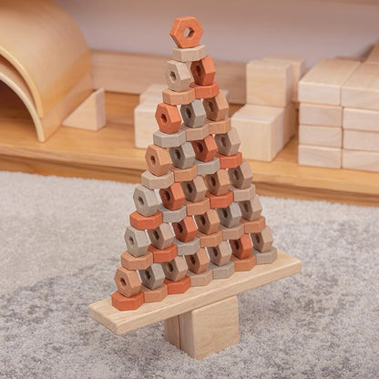 Guidecraft Little Pavers - 60 pc. Set: Block Builders Set for Construction and Stacking