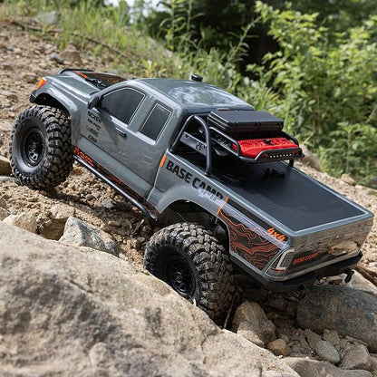 Axial RC Truck 1/10 SCX10 III Base Camp 4X4 Rock Crawler Brushed RTR (Battery and Charger Not Included) Gray AXI-1375T2