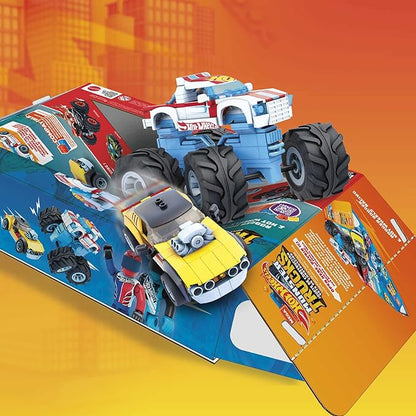 MEGA Hot Wheels Collectible Vehicle Building Toy Car Rodger Dodger 2 Micro Action Figure Drivers and Deluxe Features for Fans and Collectors