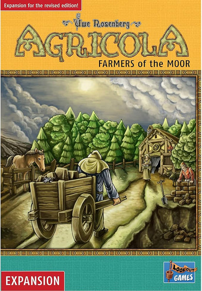 Agricola (Revised Edition) Farmers of The Moor Expansion | Strategy Game for Adults and Teens | Advanced Board Game | Ages 12+ | 1-4 Players | Avg. Playtime 90 Minutes | Made by Lookout Games