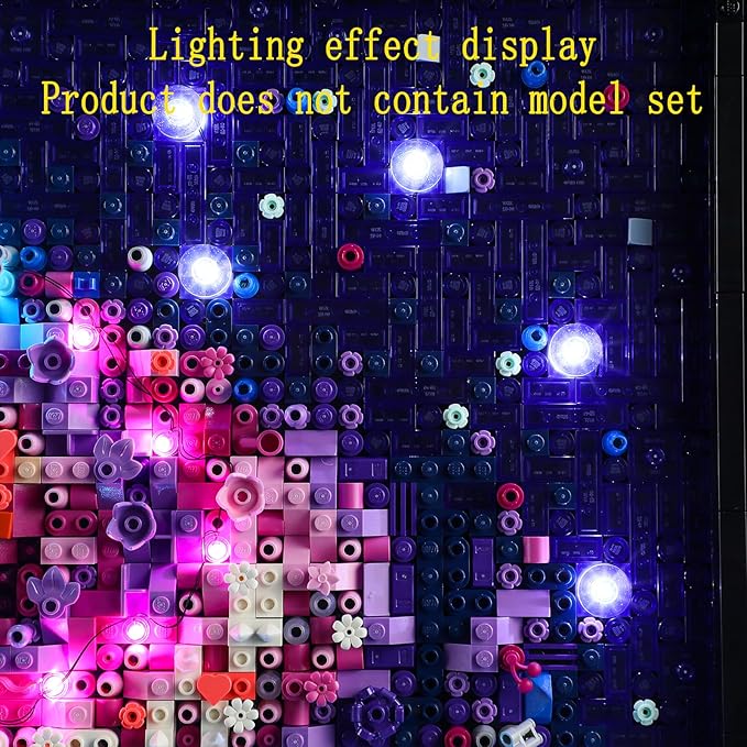 LED Light Kit Compatible with Lego The Milky Way Galaxy - Lighting Set for Art 31212 (Model Set Not Included)