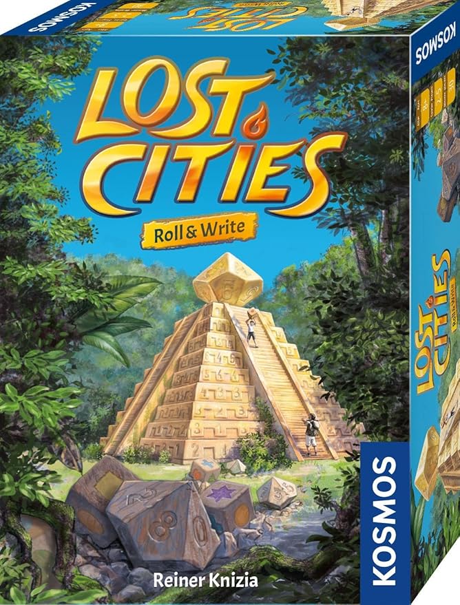 Thames &amp Kosmos Lost Cities: Roll &amp Write | A Family Friendly Game from Kosmos Games |by Reiner Knizia | for 2 to 5 Players Ages 8 and up