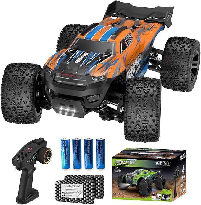 Nikuku Remote Control Car High Speed All Terrain Off Road Fast RC Cars with 2.4 GHz1:20 Scale Max 38 KPH 4WD Electric RC Truck Toys Christmas Birthday Gifts for Adults &amp Teen Boys