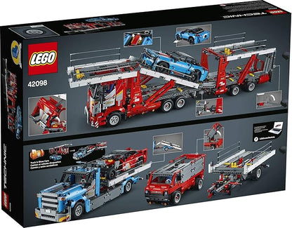 LEGO Technic Car Transporter 42098 Toy Truck and Trailer Building Set with Blue Car Best Engineering and STEM Toy for Boys and Girls (2493 Pieces)
