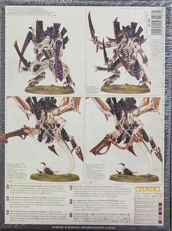 Games Workshop 12 years to 99 years 99120106042 Tyranid Hive Tyrant/The Swarmlord Plastic Kit