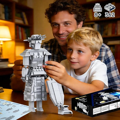 Mega Maid Spaceball I Creative Building Set with Mini Eagle 5 Space Movie Car Robot Model Building Kit Christmas Birthday Toy Gift for Fans Teens Kids 8+