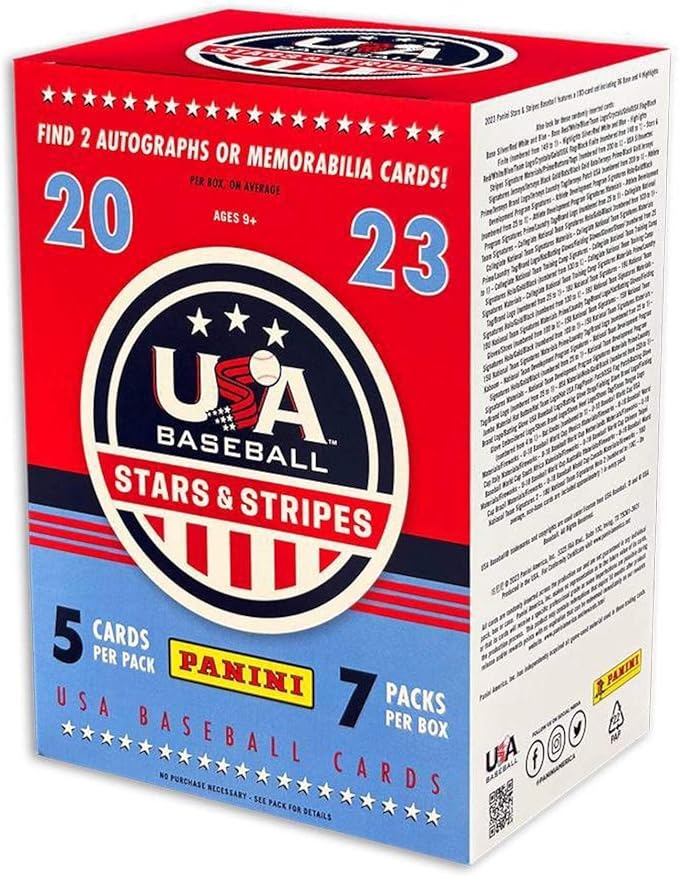 2023 Panini USA Stars &amp Stripes Baseball Blaster Box