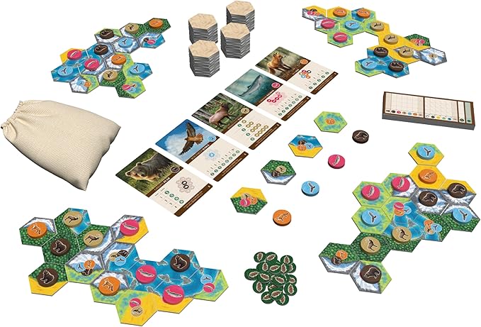 AEG &amp Flatout Games | Cascadia - Award-Winning Board Game Set in the Pacific Northwest | Easy to Learn | Quick to Play | Ages 10+