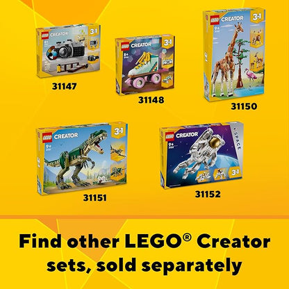 LEGO Creator 3 in 1 Modern Toy House - Kids Toy Building Set with 3 Building Options for Boys &amp Girls Ages 9+ - with 2 Minifigures for Pretend Play - Gift Idea for Birthday - 31153