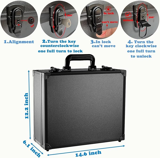 Toploaders Storage Box for 3 x 4 35pt Rigid Cards Trading &amp Sports Cards Graded &amp Rating Cards with 7 DIY Sponge Partitions (Holds 600+ Toploaders M600-Black)