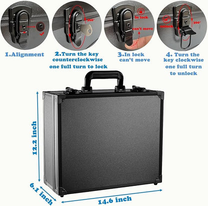 Toploaders Storage Box for 3 x 4 35pt Rigid Cards Trading &amp Sports Cards Graded &amp Rating Cards with 7 DIY Sponge Partitions (Holds 600+ Toploaders M600-Black)