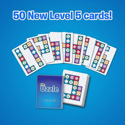 Uzzle 3.0 Expansion Requires Uzzle Base Game Block Puzzle Board Game for Adults &amp Kids Expert-Level Challenges an Action Packed Family Board Game Add On for Ages 4+