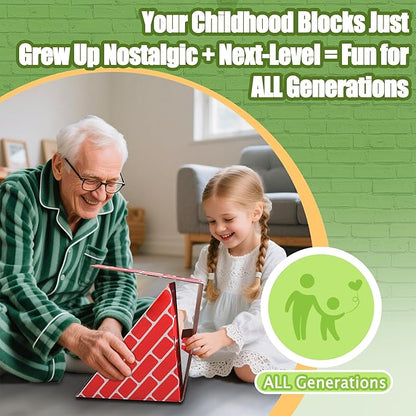 Cardboard Building Blocks for Kids 26pcs: Jumbo Gifts Heavy Duty Develop Creative Thinking Spatial Reasoning Easy to Assemble