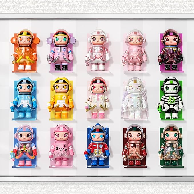 POP MART MEGA Space Molly 100% Series4 Blind Box Figures Random Design Action Figures Collectible Toys Home Decorations Holiday Birthday Gifts for Girls and Boys Single Box