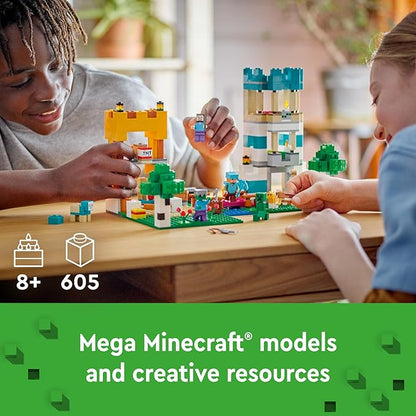 LEGO Minecraft The Crafting Box 4.0 Building Toy - Pretend Playset for Boys &amp Girls Ages 8+ - Gift for Birthdays - Minecraft Toy for Kids &amp Video Game Fan - 21249