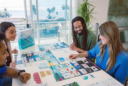 Stonemaier Games: Finspan - A Wingspan Game by David Gordon &amp Michael O’Connell | A Relaxing Strategy Board Game About Collecting Fish and Ocean Diving for Adults and Family | 1-5 Players 60 Mins