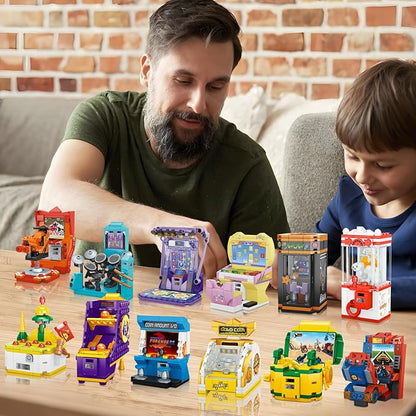 JMBricklayer Friend Game Console Building Set 2013412 in1 Mini Game Console Collectible Model Building Christmas Party Favors for Goodie Bags Classroom Prizes Birthday Gifts for Girls Boys
