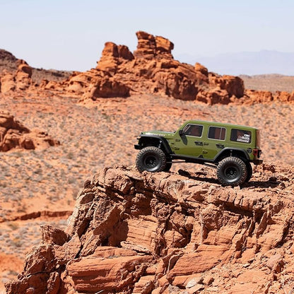 Axial RC Truck 1/6 SCX6 Jeep JLU Wrangler 4WD Rock Crawler RTR (Batteries and Charger Not Included): Green AXI05000T1