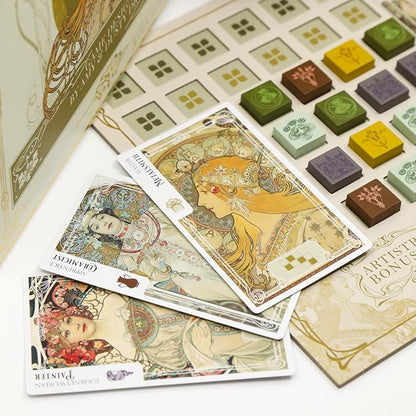Artistry Board Game | Family Strategy Game | Ages 8+ | for 1-4 Players | Average Playtime 30-40 mins | Perfect for Family Game Night