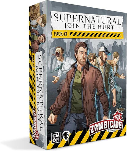 Zombicide Supernatural Character Pack #2 - Jack Kline John Winchester Bobby Singer Leviathan - Cooperative Strategy Board Game for Ages 14+ 1-6 Players 60 Minute Playtime Made by CMON