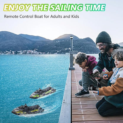 Cheerwing UDI023 RC Boat for Kids &amp Adults 20KM/H Vortex Jet Remote Control Boat for Pools and Lakes Gray