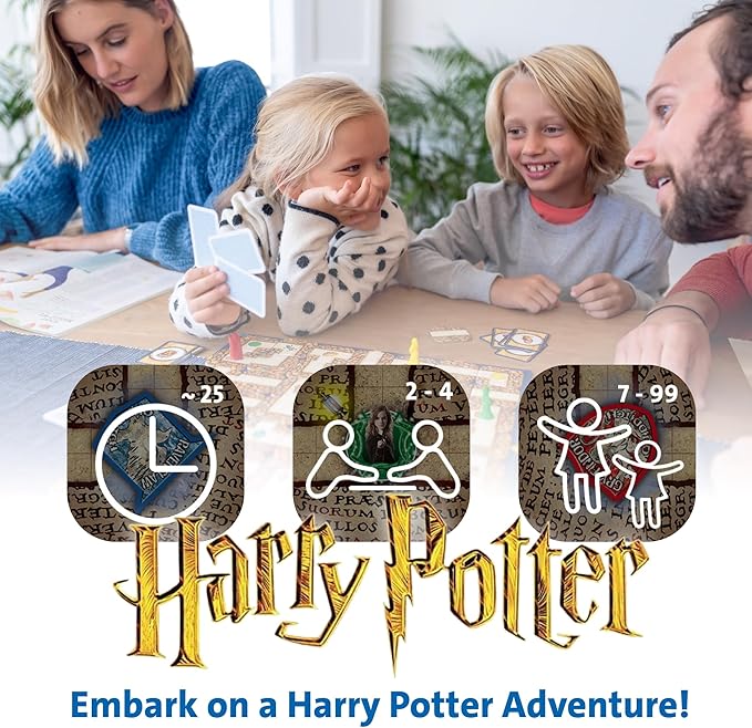 Ravensburger Harry Potter Labyrinth Board Game - A Strategic Maze Challenge for Family Nights - Great Birthday Gift - 2-4 Players - Kids Ages 7-10 and Older