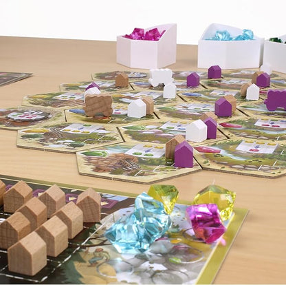 Century Golem Edition Eastern Mountains Board Game - Return to Carvania for Crystal Trading Adventures! Strategy Game for Kids &amp Adults Ages 8+ 2-4 Players 30-45 Min Playtime Made by Plan B Ga