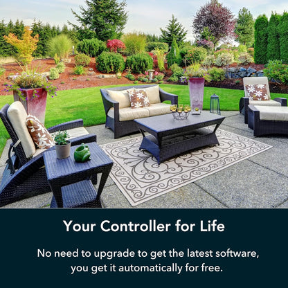 Rachio WiFi Smart Sprinkler Controller (8-Zone Irrigation Remote Control) – App-Based Scheduling, Local Weather Intelligence, Rain Skips, Easy DIY Install