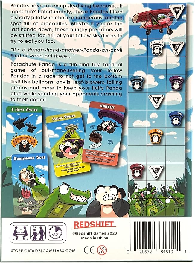 Redshift Games Parachute Panda Party Games