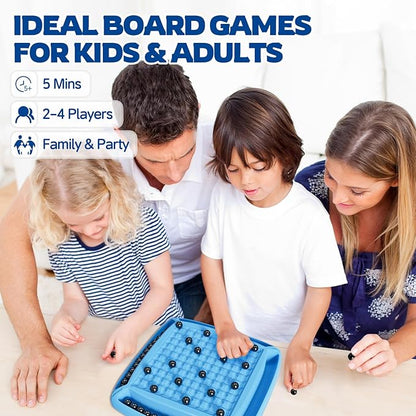 Magnet Game Board Game for Kids 8-12 Magnetic Games for Kids and Adults Family Game Night Gift for Kids Teen Adult 2-4 Players (Blue)