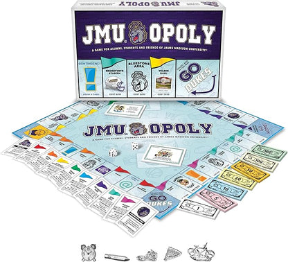 Late For The Sky: JMU-Opoly - James Madison University Themed Family Board Game Opoly-Style Traditional Play Or 1 Hr Version Ages 8+ 2-5 Players