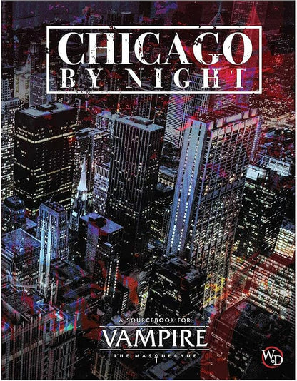 Renegade Game Studios Vampire: The Masquerade 5th Edition Chicago by Night Sourcebook for RPG Tabletop Gaming Lasombra Expansion with Oblivion Discipline Rules
