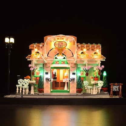 LightGo LED Kit for Lego 10362 French Parisian Café Modular Building | Lighting Only-Bricks Set Not Included (Classic Version)