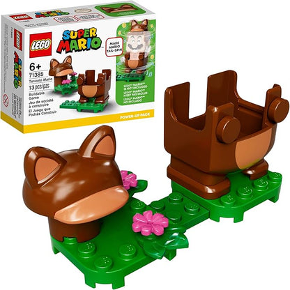 LEGO Super Mario Tanooki Mario Power-Up Pack 71385 Building Kit Collectible Gift Toy for Creative Kids New 2021 (13 Pieces)