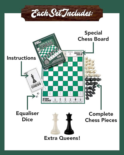 Bobby Fischer® Learn to Play Chess Set Board Game