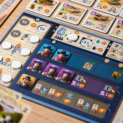 Asmodee Great Western Trail 2nd Edition Board Game - Epic Strategy Board Game for Ranchers and Adventurers Family Game for Kids &amp Adults Ages 12+ 1-4 Players 75-150 Min Playtime