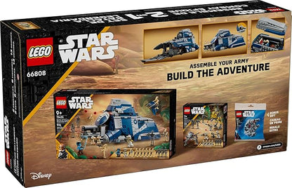 LEGO Star Wars Epic Battle Set Co-Pack - Pretend Play Building Toy for Boys &amp Girls Ages 7+ - Includes 13 Droid Figures 6 Minifigures &amp Bonus Gift - Gift for Birthdays - 66808
