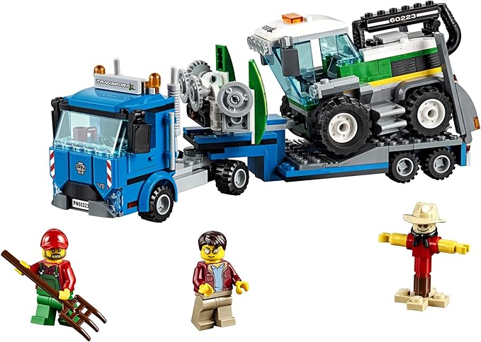 LEGO City Great Vehicles Harvester Transport 60223 Building Kit (358 Pieces)