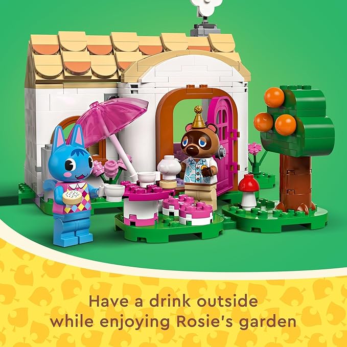 LEGO Animal Crossing Nook’s Cranny &amp Rosie's House Buildable Video Game Toy for Kids Includes 2 Animal Crossing Toy Figures Birthday Gift Idea for Girls and Boys Aged 7 and Up 77050