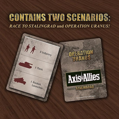 Renegade Game Studios Games Axis &amp Allies Stalingrad WWII Strategy Board Game with 150+ Miniatures Two Player Tactics Ages 14+