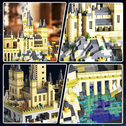 Magic Castle Micro Mini Building Set 2743 Pcs Magic House Model Building Toys STEM Creative Magic World Office and Home Decor Bricks Kits Christmas Birthday Gift for Adults Teens Kids 14+
