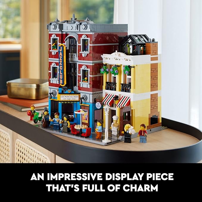 LEGO Icons Jazz Club 10312 Building Set for Adults and Teens A Collectible Gift for Musicians Music Lovers and Jazz Fans Includes 5 Detailed Rooms Within The Music Venue and 8 Minifigures