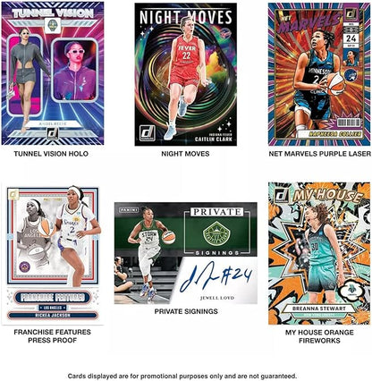 2024–25 Panini Donruss WNBA Basketball Blaster Box – Official Trading Cards – Includes Rookie Cards Inserts &amp Parallels – Sealed Retail Box