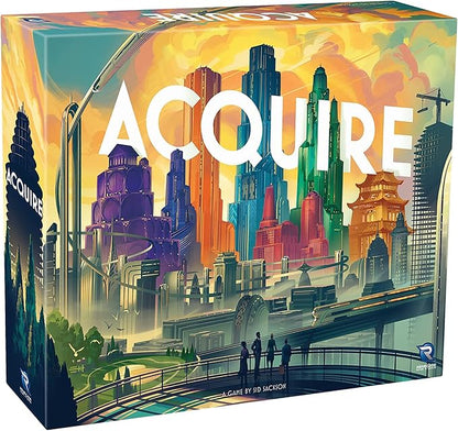 Renegade Game Studios Acquire Strategy Board Game 2-6 Players Classic &amp Tycoon Modes Ages 12+