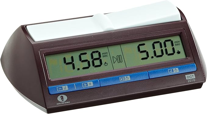 DGT DGT2010 - Digital Chess Clock with Fide Logo Multi-Colour
