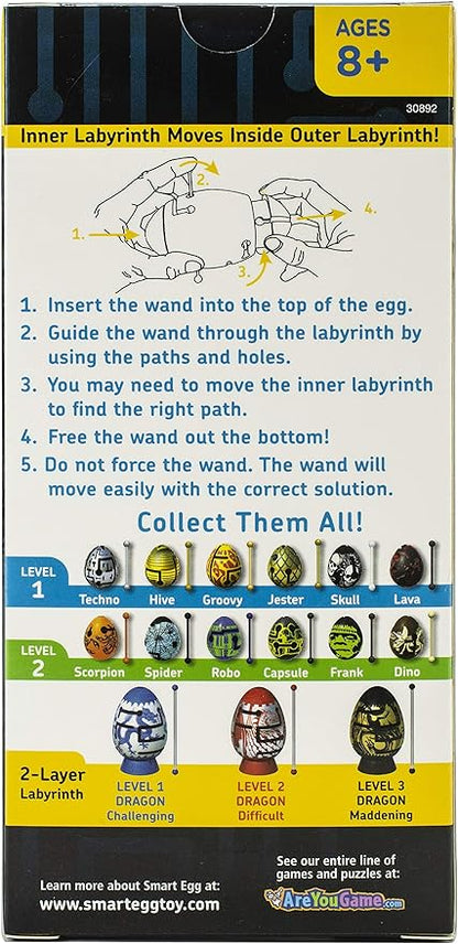 BLUE DRAGON 2-Layer Smart Egg Labyrinth Puzzle (Challenging)